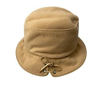 Michiko London Hat Tan Koshino Japan Size 58cm Unisex Laced Bow Lined